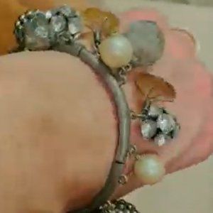 Mixed Beads Silver Bracelet